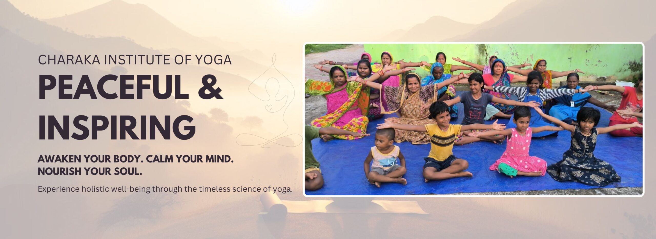 Charaka Institute of Yoga Banner 2