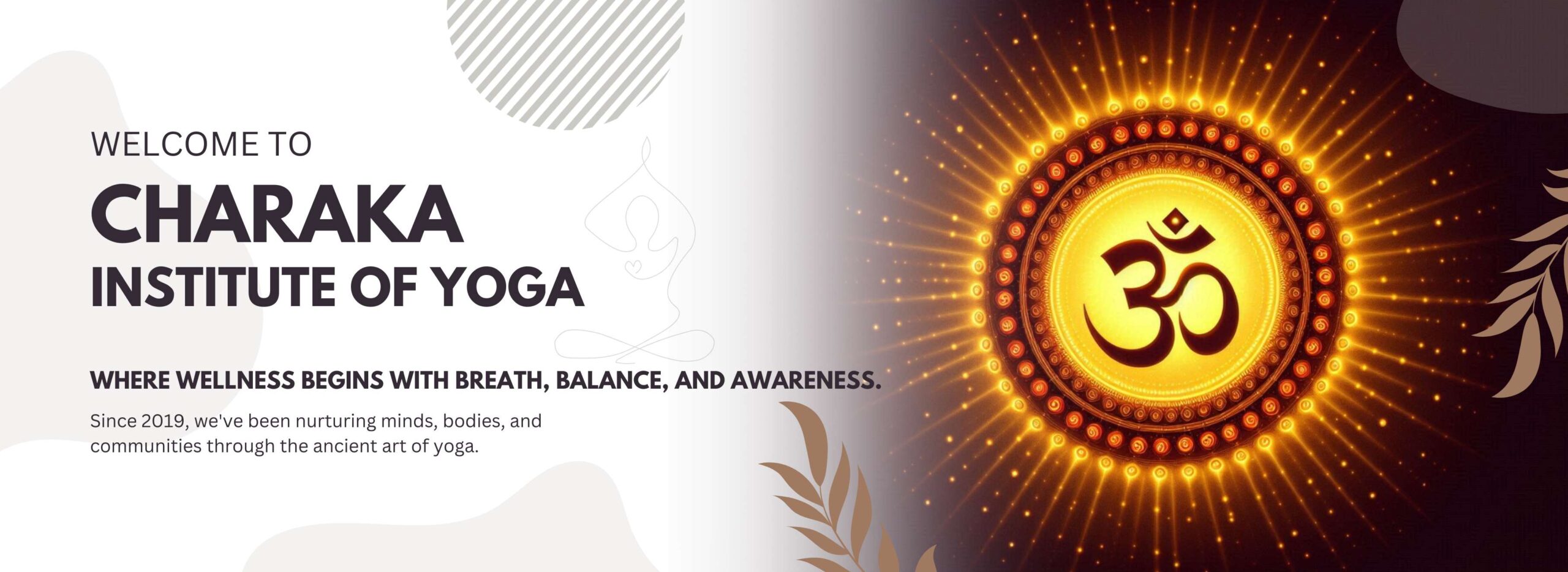 Charaka Institute of Yoga Banner (2)